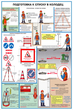 ПС17 Безопасность работ на объектах водоснабжения и канализации (пластик, А2, 4 листа) - Плакаты - Безопасность труда - Магазин охраны труда Протекторшоп